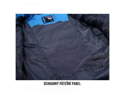 Pánská péřová bunda   Dester M grafit/černá