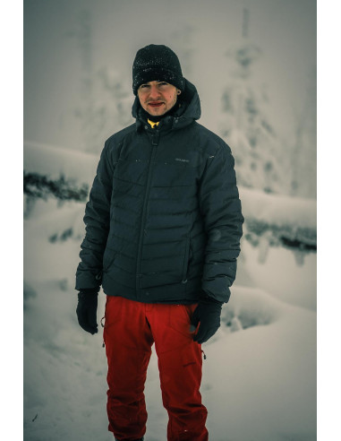 Pánská péřová bunda   Donnie M hluboká modrá