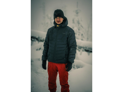 Pánská péřová bunda   Donnie M tm.modrá