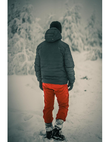 Pánská péřová bunda   Donnie M tm.modrá