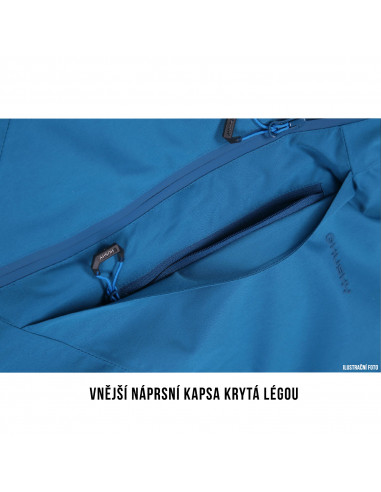 Pánská hardshell bunda   Gambola M výrazně červená