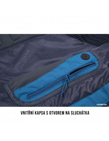 Pánská hardshell bunda   Gambola M výrazně červená