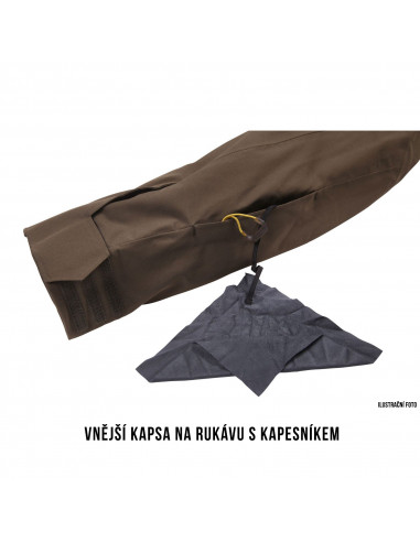 Pánská hardshell bunda   Gonzal M černá