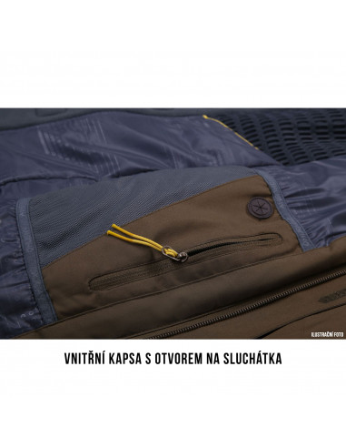 Pánská hardshell bunda   Gonzal M černá