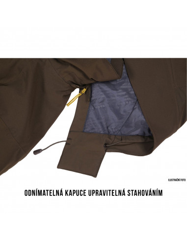 Pánská hardshell bunda   Gonzal M černá