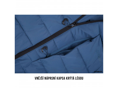 Pánská plněná zimní bunda  Nerel M tm. modrá