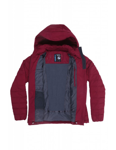 Dámská péřová bunda   Donnie L vínová