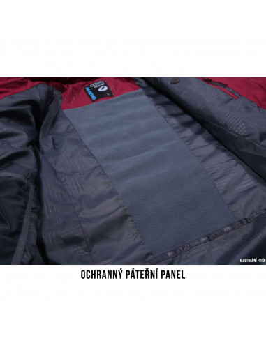 Dámská péřová bunda   Donnie L vínová