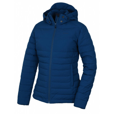 Dámská péřová bunda   Donnie L tm. modrá