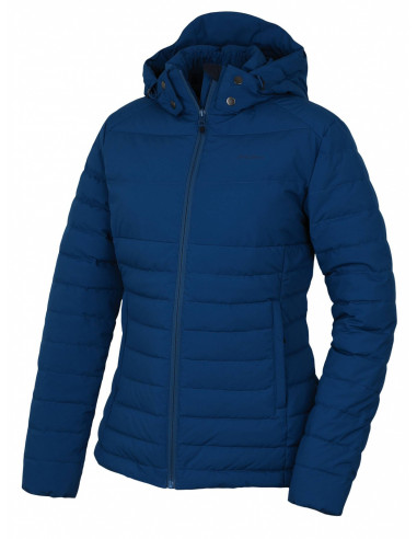 Dámská péřová bunda   Donnie L tm. modrá
