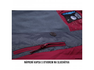 Dámská péřová bunda   Donnie L tm. modrá