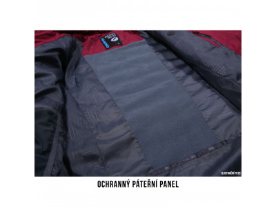 Dámská péřová bunda   Donnie L tm. modrá