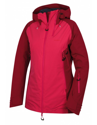 Dámská lyžařská plněná bunda   Gambola L purpurová / růžová