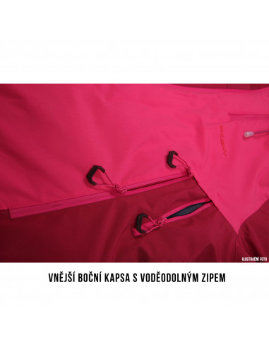 Dámská lyžařská plněná bunda   Gambola L purpurová / růžová