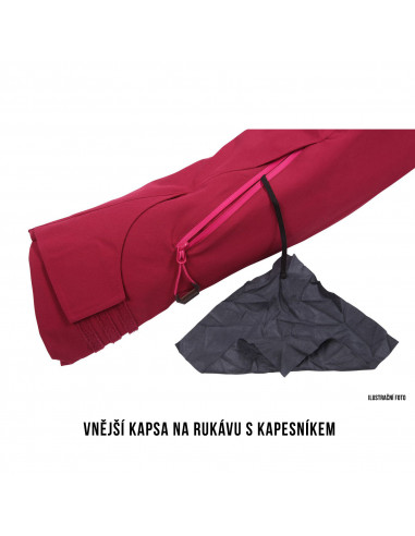 Dámská lyžařská plněná bunda   Gambola L purpurová / růžová