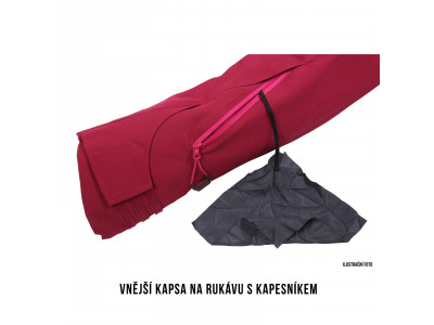 Dámská lyžařská plněná bunda   Gambola L purpurová / růžová