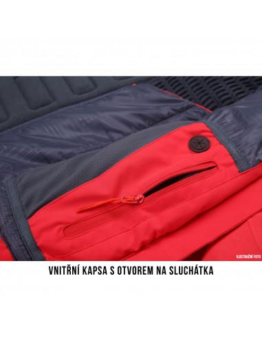 Dámská hardshell plněná bunda   Gonzal L vínová