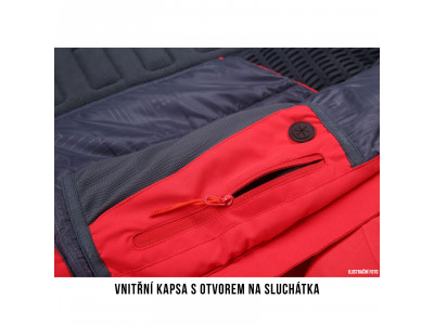 Dámská hardshell plněná bunda   Gonzal L vínová