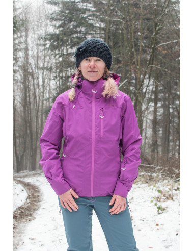 Dámská hardshell plněná bunda   Montry L Tyrkysová