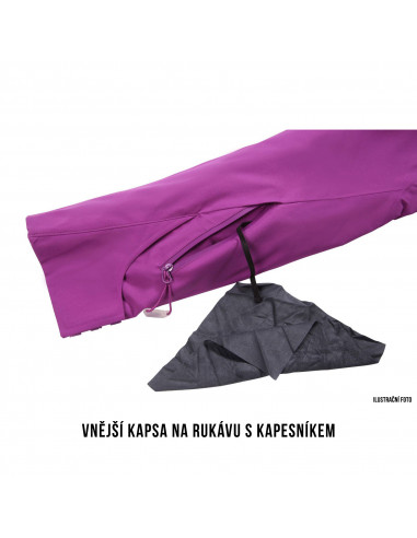 Dámská hardshell plněná bunda   Montry L Tyrkysová