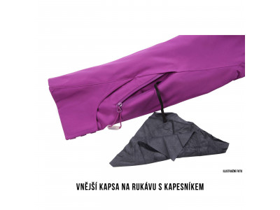 Dámská hardshell plněná bunda   Montry L Tyrkysová