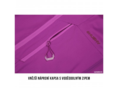 Dámská hardshell plněná bunda   Montry L výrazně zelená