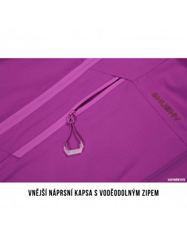 Dámská hardshell plněná bunda   Montry L fialová