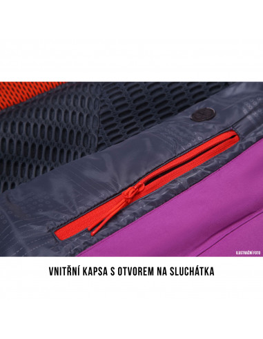 Dámská hardshell plněná bunda   Montry L fialová