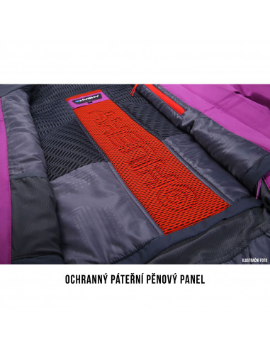 Dámská hardshell plněná bunda   Montry L fialová