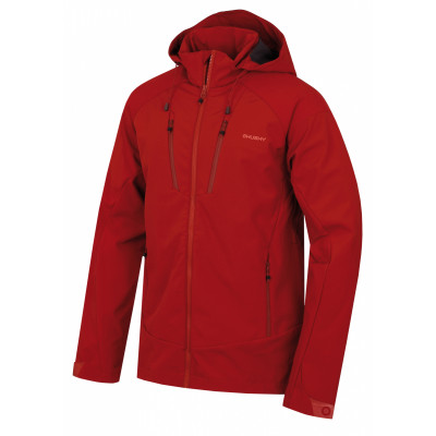 Pánská softshell bunda   Sahony M tm. cihlová