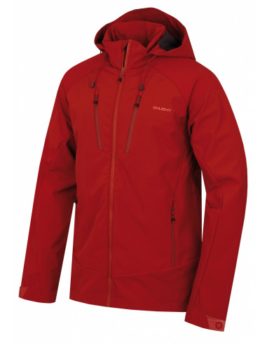 Pánská softshell bunda   Sahony M tm. cihlová