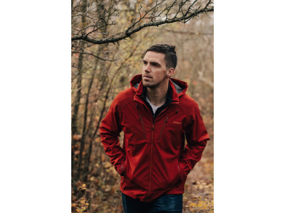 Pánská softshell bunda   Sahony M tm. cihlová