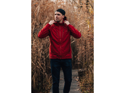 Pánská softshell bunda   Sahony M tm. cihlová