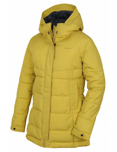 Dámský hardshell plněný kabátek   Nilit L žlutozelená