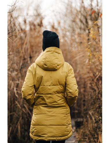 Dámský hardshell plněný kabátek   Nilit L žlutozelená