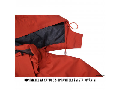 Dámský hardshell plněný kabátek   Nigalo L tl. korálová