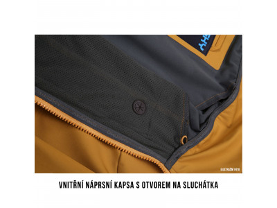 Pánská outdoor bunda   Sauri M okrová