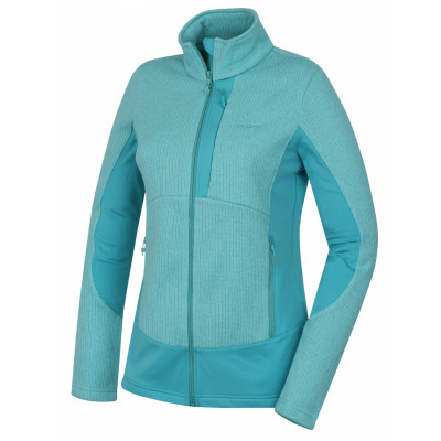 Dámský fleecový svetr   Alan L tl. tyrkysová