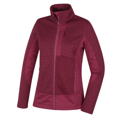 Dámský fleecový svetr   Alan L vínová