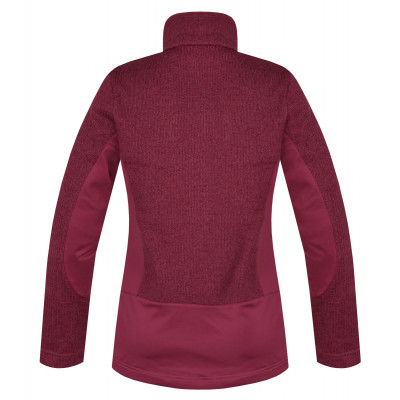 Dámský fleecový svetr   Alan L vínová 2