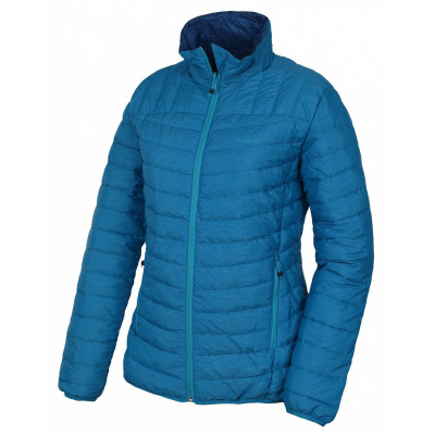 Dámská plněná oboustranná bunda   Nodiq L tm. tyrkysová / tm. modrá