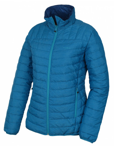 Dámská plněná oboustranná bunda   Nodiq L tm. tyrkysová / tm. modrá