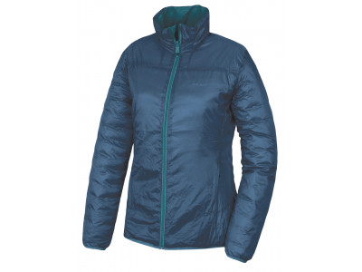Dámská plněná oboustranná bunda   Nodiq L tm. tyrkysová / tm. modrá