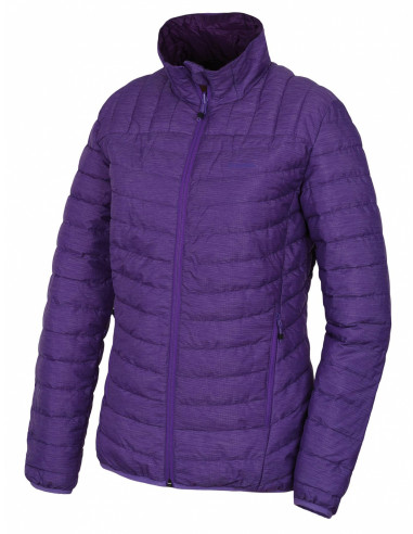 Dámská plněná oboustranná bunda   Nodiq L fialová / tm. fialová