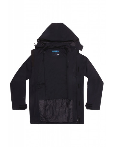 Pánský hardshell plněný kabát   Nigalo M černá