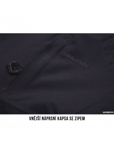 Pánský hardshell plněný kabát   Nigalo M černá