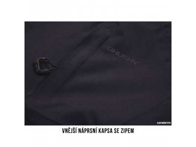 Pánský hardshell plněný kabát   Nigalo M černá