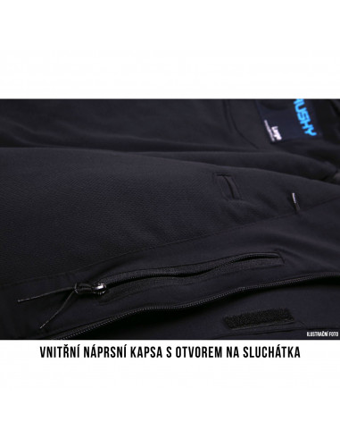 Pánský hardshell plněný kabát   Nigalo M černá