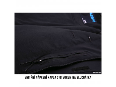 Pánský hardshell plněný kabát   Nigalo M černá