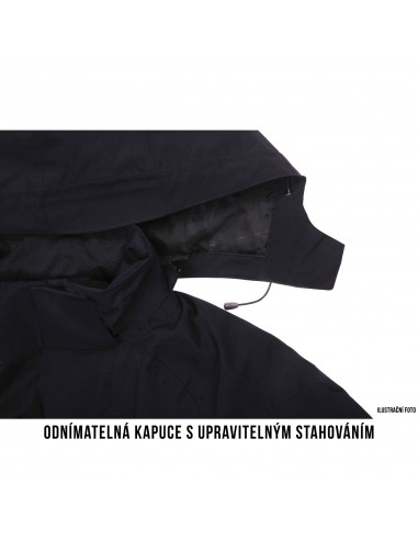 Pánský hardshell plněný kabát   Nigalo M černá